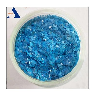 Warm verkoop Kleur Mica Flakes voor epoxy vloer 1-3mm Kleur Flakes voor Flake Verf