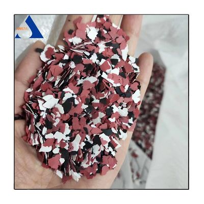 3-5mm vinylflak chips 3-5mm voor epoxy vloerverf spray applicatie methode