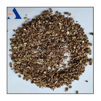 Asbestvrij 3-6 mm Exfoliated Vermiculite 4-8 mm Golden Expanded Vermiculite Competitive