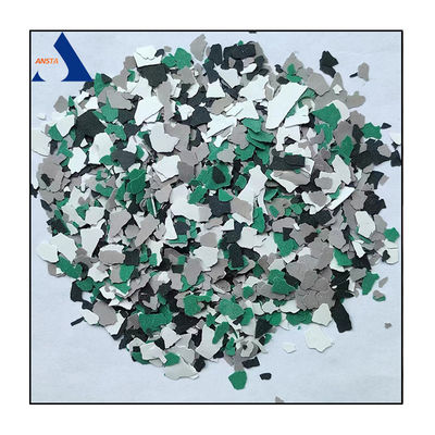 Liquid Coating Mixed Color Composite Rock Chips voor decoratie Epoxy vloervlokken