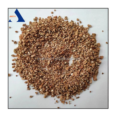 Vrije asbest Gouden kleur 3-6 mm Uitgebreide vermiculiet voor landbouw/tuinbouw