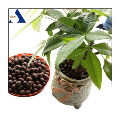 Lichte LECA voor aquaponics Uitgebreide klei ballen voor hydroponics Bulk Density 250-450kg/m3