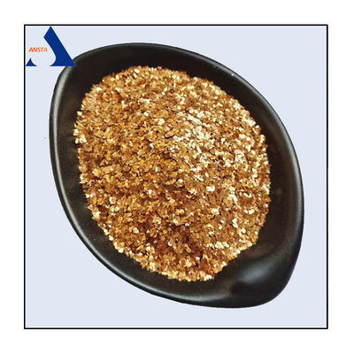Flak Mica voor verfgebruik Voorraad Gedroogd Gekalcineerd Goud Mica Flakes