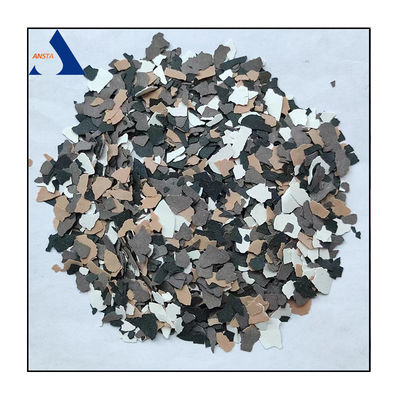 Composite kleurenchippen decoratieve verfvlokken voor de bouw van coating gemengde epoxy vloer