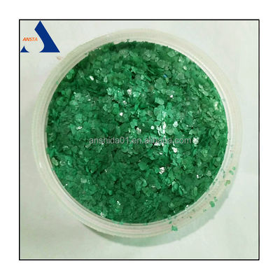 Warm verkoop Kleur Mica Flakes voor epoxy vloer 1-3mm Kleur Flakes voor Flake Verf