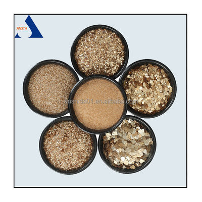 1-3 mm 2-4 mm Phlogopit Mica Flakes 20 mesh Gouden Flakes 40 mesh Verkalkte Mica Flakes