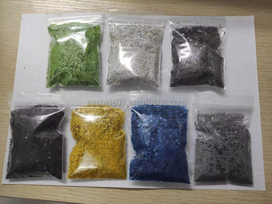 Fabrieksvoorziening 1-3 mm geverfde micavlokken voor epoxyvloeren 25 kg/zak